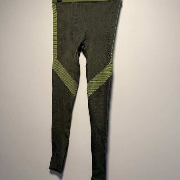 Alo Yoga Illusion Seamless High-Waist Legging Small Anthracite/Highlighter - Picture 2 of 7